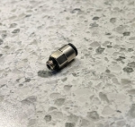 6mm Tube x M7x1.0 Male Metric Nickel Plated Brass Push-to-Connect Connector 0451179