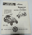 Ariens Emperor Parts and Repair Manual PRM-3000