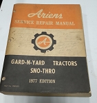 Ariens Service Repair Manual 000033-1977