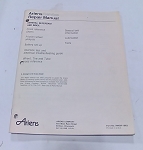 Ariens Repair Manual General Reference and Index RMGR-1983