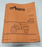 Ariens 831 Series Parts Manual 030887-DH
